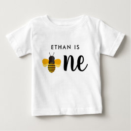 Honey Bee Birthday Party 1. Bee Day Baby T - Shirt