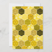 Honey Bee Birthday Party Einladung (Rückseite)