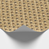 Honey Bee Birthday Party Wrapping Paper Geschenkpapier (Ecke)