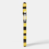 Honey Bee Black Gold Yellow Case-Mate iPhone Hülle (Rückseite / Links)