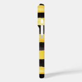 Honey Bee Black Gold Yellow Christmas Case-Mate iPhone Hülle (Rückseite / Links)