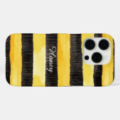 Honey Bee Black Gold Yellow Christmas Case-Mate iPhone Hülle (Rückseite (Horizontal))
