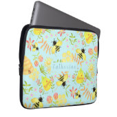 Honey Bee Blue Electronics Bag Laptopschutzhülle (Vorne Rechts)