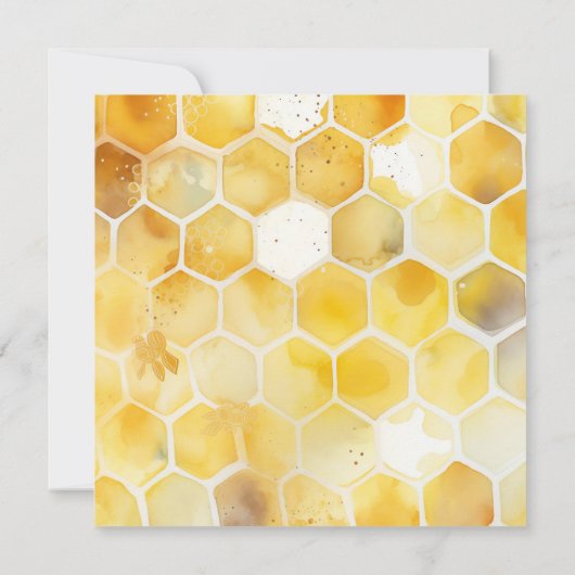 Honey Bee | BRAUTPARTY Einladung (Rückseite)