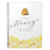 Honey Bee Brautparty Guest book Notizblock (Vorderseite)