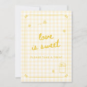 Honey Bee Brautparty Liebe ist Sweet Card Einladung (Vorderseite)