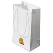 Honey Bee Brautparty Small Gift Bag Kleine Geschenktüte (Rückseite Schrägansicht)
