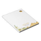 Honey Bee Bridal Shower Favor Notepad Notizblock (angewinkelt)