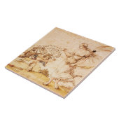 HONEY BEE BROWN WAX SEAL / Cupid the Honey Thief Fliese (Seite)