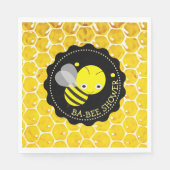 Honey Bee Bumblebee Themed Babee Dusche Napkins Serviette (Vorderseite)