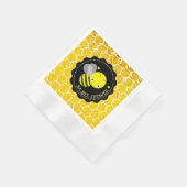 Honey Bee Bumblebee Themed Babee Dusche Napkins Serviette (Ecke)