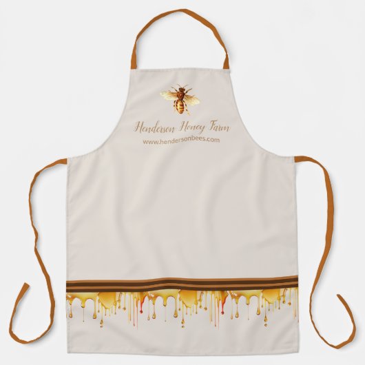 Honey Bee Business Branding Schürze (Vorderseite)