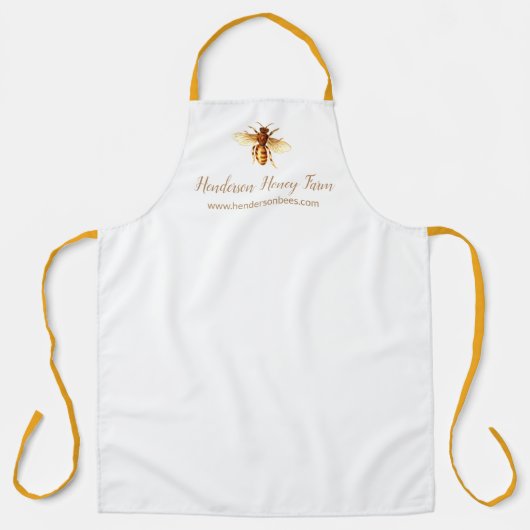 Honey Bee Business Branding Schürze (Vorderseite)