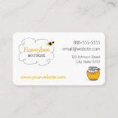 Honey Bee Business Card Visitenkarte (Vorderseite)