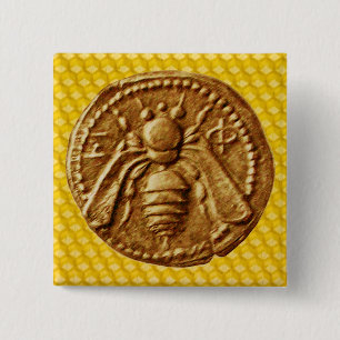 HONEY BEE BUTTON