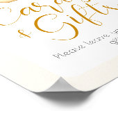 Honey Bee Cards And Gift Baby Shower Table Sign Poster (Ecke)