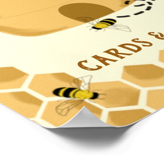 Honey Bee Cards und Geschenke Poster (Ecke)