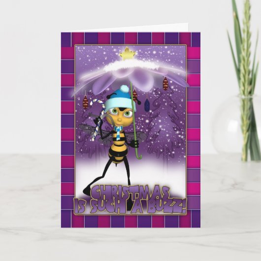 Honey Bee Christmas Card - Weihnachten ist so ein (Vorderseite)