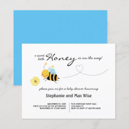 Honey Bee Couples Baby Shower Budget Einladung