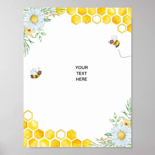 Honey Bee Custom Poster (Vorne)