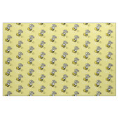 Honey Bee & Daisy Pattern Yellow Stoff (Fat Quarter (45,7 x 55,9 cm))