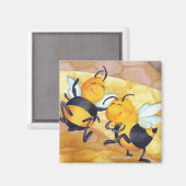 Honey Bee Dance / Magnet (Vorderseite/Rückseite)