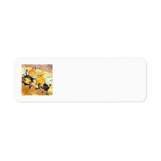Honey Bee Dance / Return Address Label (Vorne)