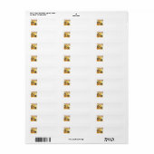 Honey Bee Dance / Return Address Label (Vorne)