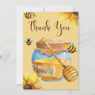 Honey Bee Danke-Card Einladung