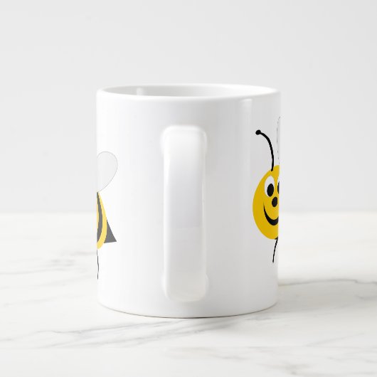 Honey Bee Design Jumbo-Tasse (Rückseite)
