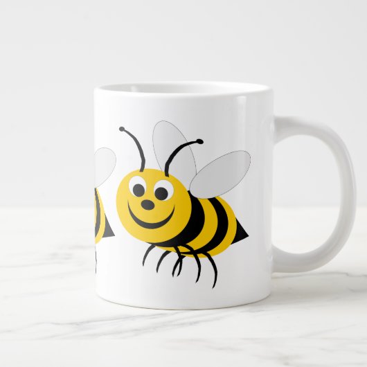 Honey Bee Design Jumbo-Tasse (Rechts)