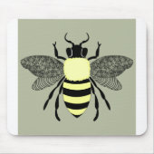 Honey Bee Design Mousepad (Vorne)