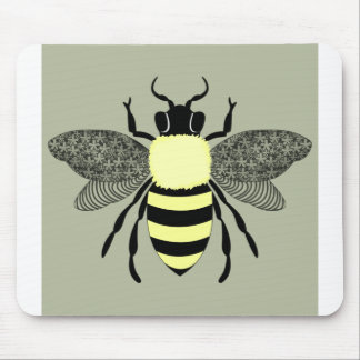 Honey Bee Design Mousepad
