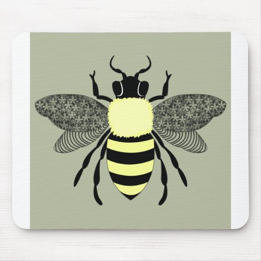 Honey Bee Design Mousepad (Vorne)