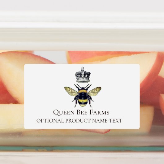 Honey Bee Etiketten (Befestigt)