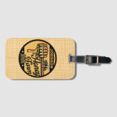 Honey Bee Farm Personalisiert NAME Sweet Beehive Gepäckanhänger (Vorderseite (Horizontal))