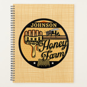 Honey Bee Farm Personalisiert NAME Sweet Beehive Planer