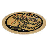 Honey Bee Farm Personalisiert NAME Sweet Beehive Schneidebrett (Ecke)