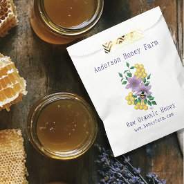 Honey Bee Farm Yellow Lavender Geschenktütchen