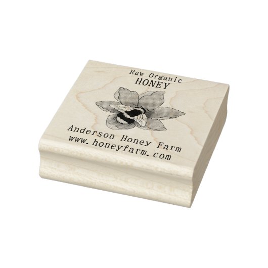 Honey Bee Farm Yellow Lavender Gummistempel (Stempel)