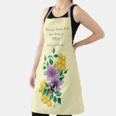 Honey Bee Farm Yellow Lavender Schürze (InSitu)