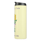 Honey Bee Farm Yellow Lavender Thermosbecher (Nach rechts gedreht)
