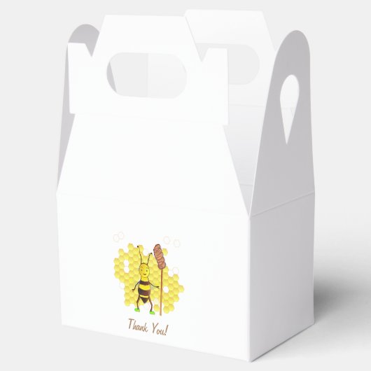 Honey Bee Favor Box Geschenkschachtel (Geöffnet)