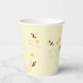 Honey Bee First Bee day Gender Neutral Pappbecher (Rechts)