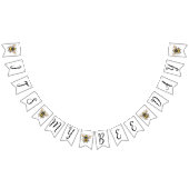 Honey Bee First Birthday Bunting Flags Wimpelkette (Alle)