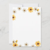 Honey Bee First Birthday - Daisy Bee Birthday Einladung (Rückseite)