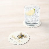 Honey Bee First Birthday Untersetzer (Vor Ort)