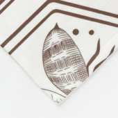 Honey Bee Fleece Blanket (Ecke)