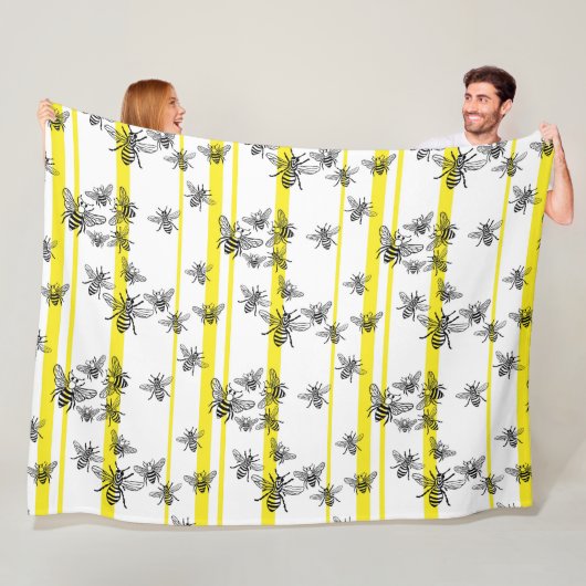Honey Bee Fleecedecke (Beispiel)