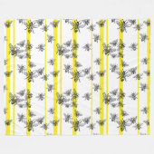 Honey Bee Fleecedecke (Vorderseite (Horizontal))